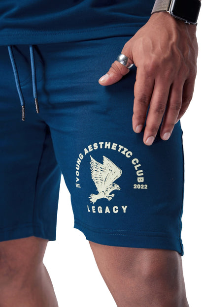 Eagle Shorts Teal - The Legacy Bruh