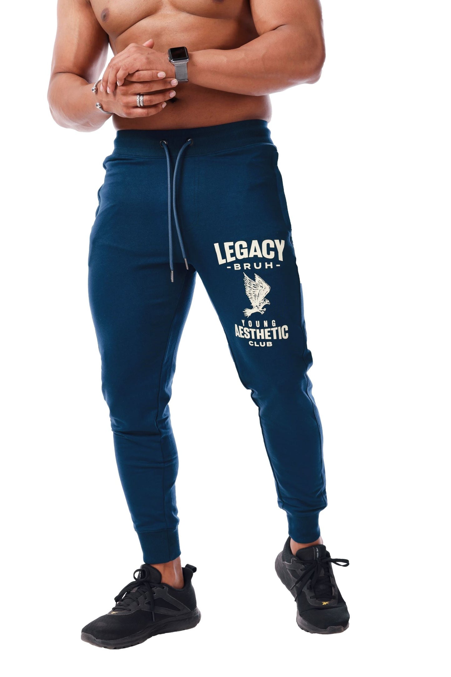 EAGLE JOGGERS TEAL - The Legacy Bruh
