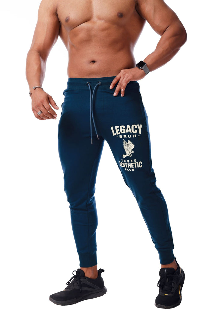 EAGLE JOGGERS TEAL - The Legacy Bruh